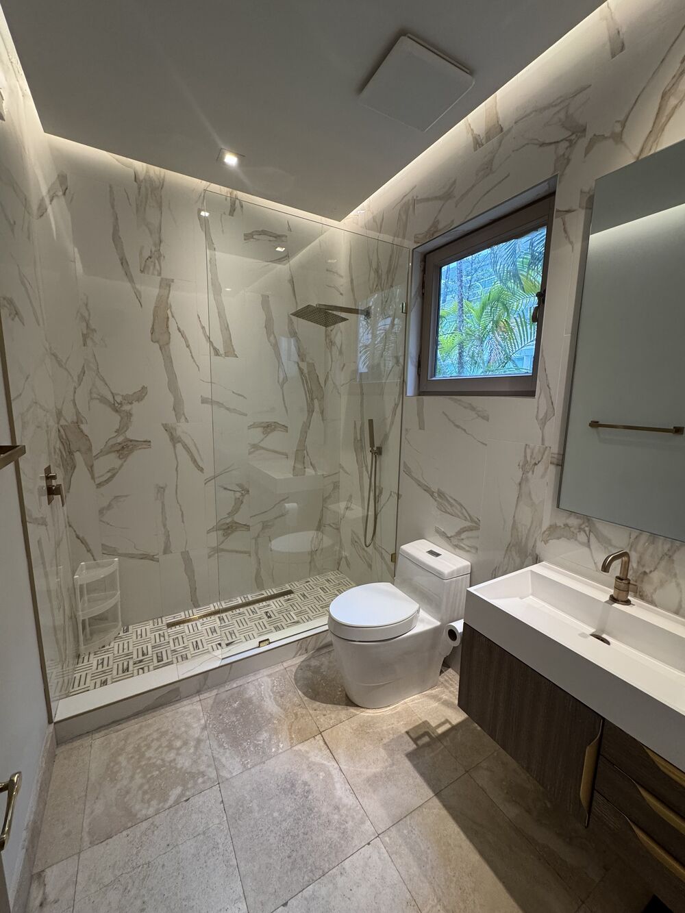 Detailed bathroom clean